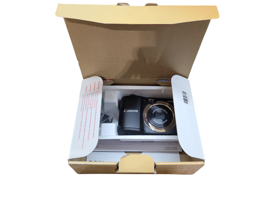 Canon PowerShot A1400 16.0 MP Digital Camera - Black
