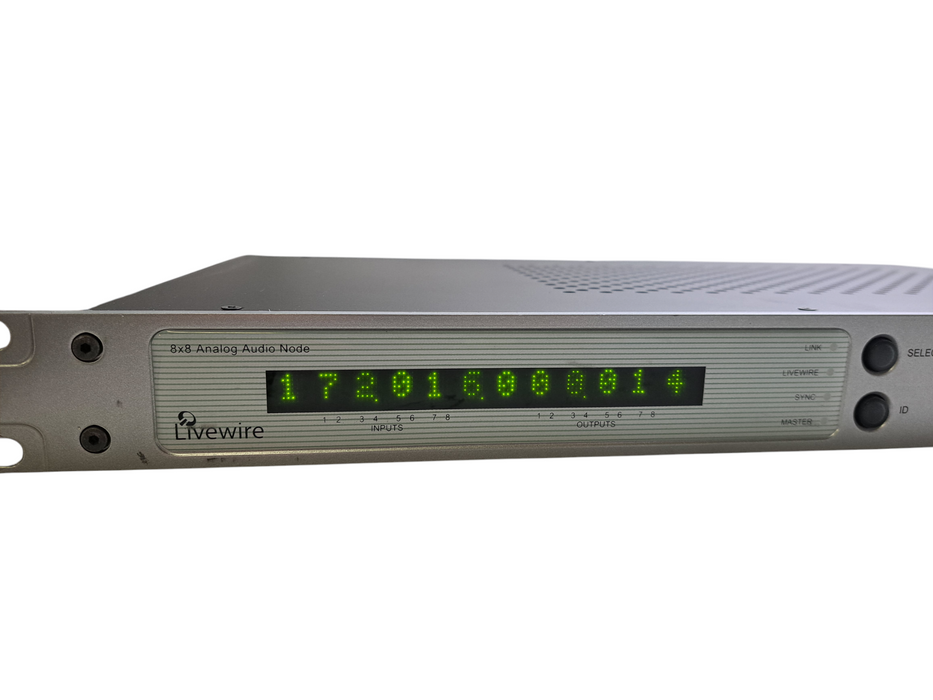 Telos Axia 8x8 Analog Audio Livewire Node *READ*