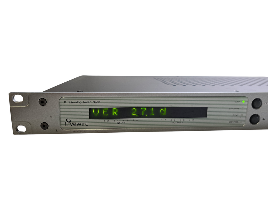 Telos Axia 8x8 Analog Audio Livewire Node *READ*