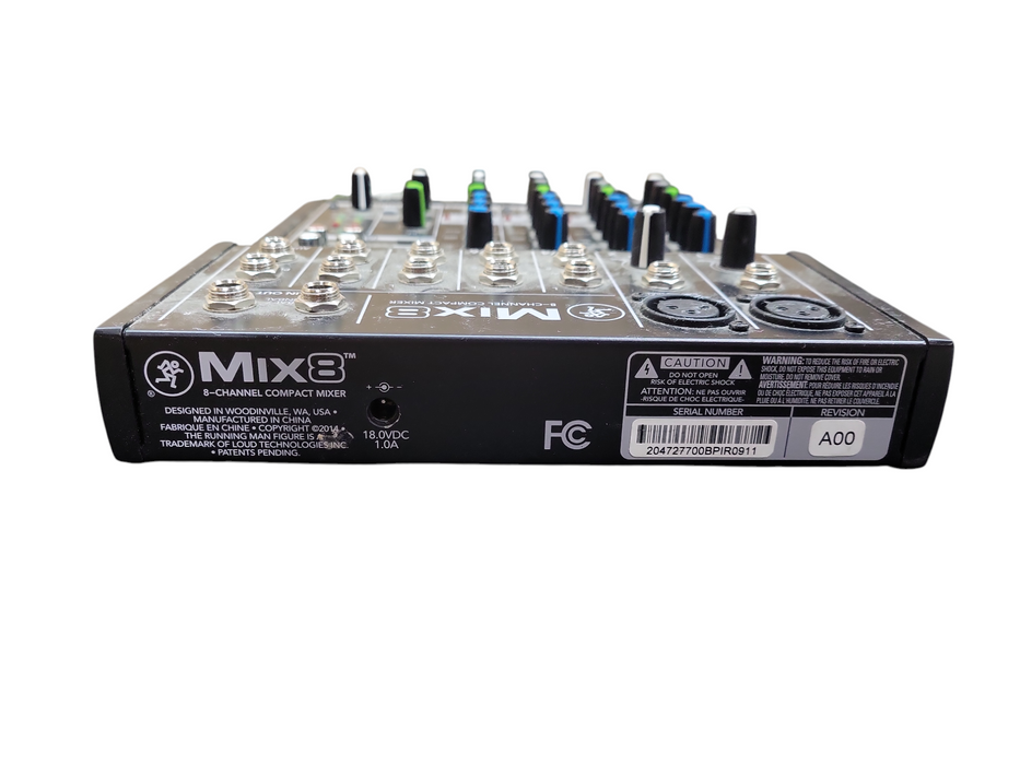 Mackie Mix Series Mix8 8-channel Mixer, Black