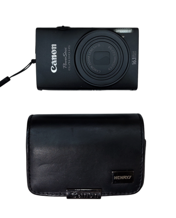 Canon PowerShot ELPH 110 HS 16.1MP Digital Camera + Battery & Case