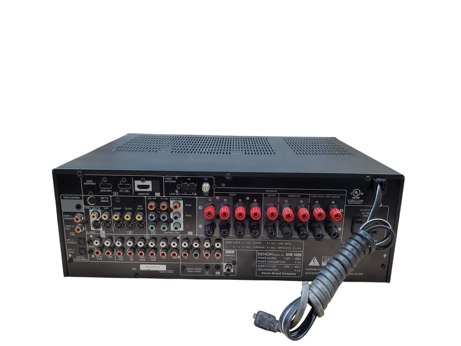 Denon AVR-1609 7.1 Channel Multi-Zone Receiver