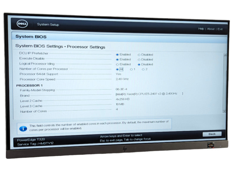 DELL PowerEdge T320 Intel Xeon E5-2407 v2 2.40GHz 16GB RAM & H310 RAID  -