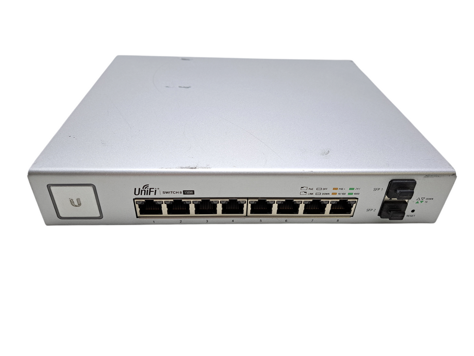 Ubiquiti UniFi US-8-150W | 8-Port Gigabit PoE Managed Switch