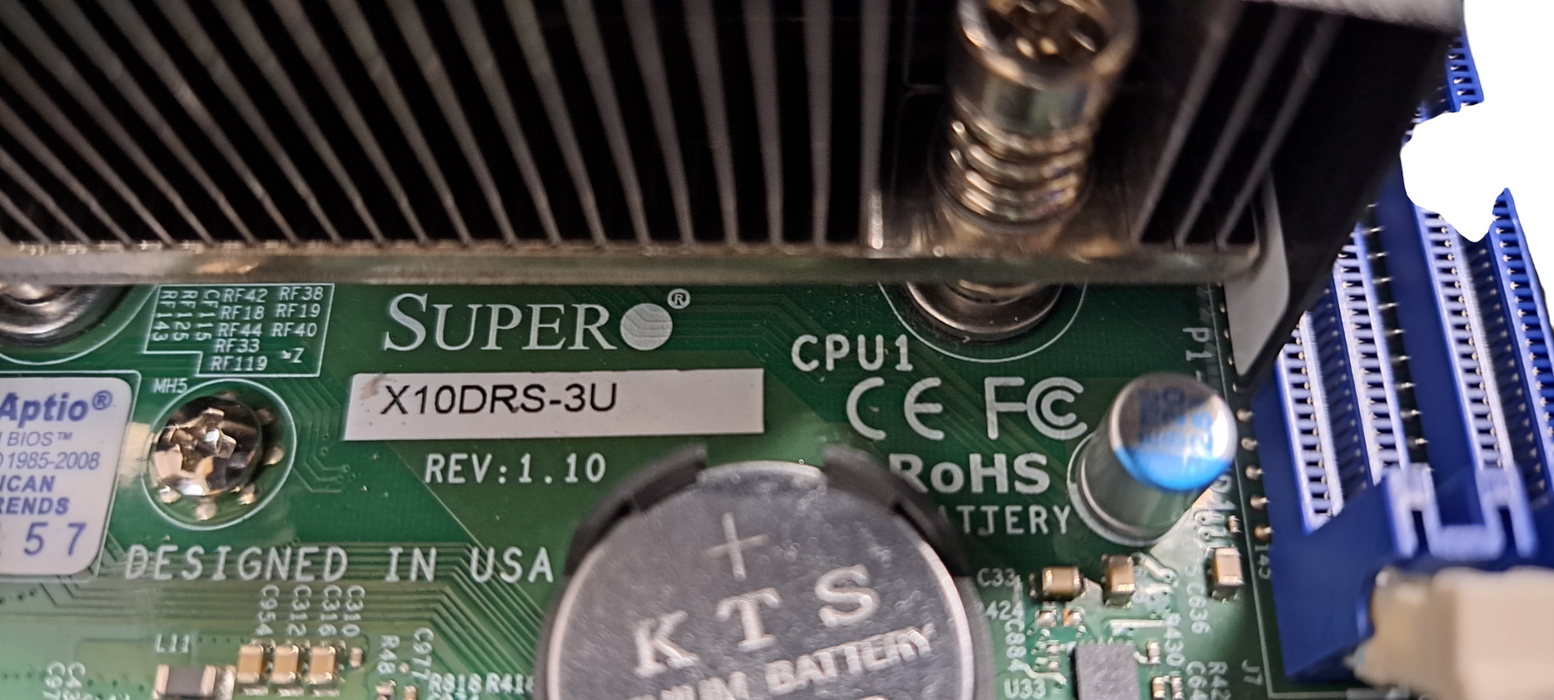 Supermicro XDDRS-3U Node |2x E5-2620 v3 CPU | 16GB DDR4 | QLE2562 + 10Gb NIC | No HDD/PSU