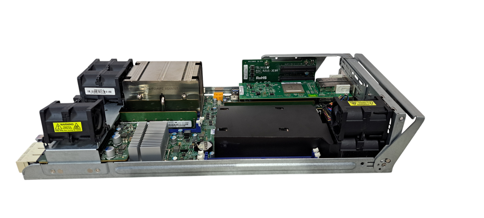 Supermicro XDDRS-3U Node |2x E5-2620 v3 CPU | 16GB DDR4 | QLE2562 + 10Gb NIC | No HDD/PSU