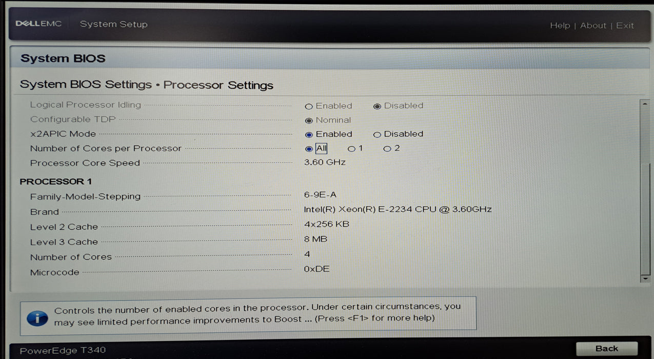 Dell PowerEdge T340 8x 3.5" | Xeon E-2234 @3.60GHz, 32GB DDR4, H730P