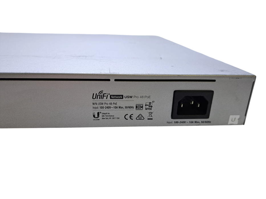 Ubiquiti UniFi USW-PRO-48-POE 48-Port Gigabit PoE+, 4x 10G SFP+ Switch