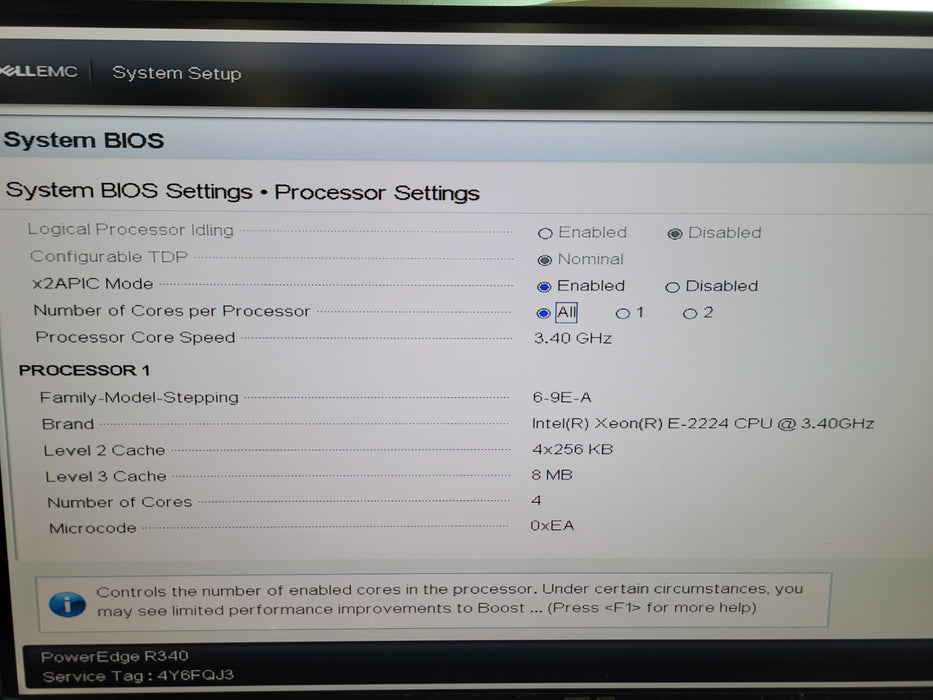 Dell PowerEdge R340 - Xeon E2224 32GB DDR4 PERC H330 2x350W PSU