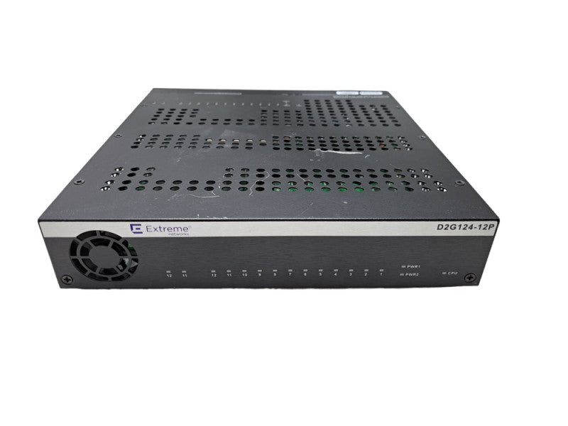 Extreme Networks D2G124-12P | 12-Port Gigabit Managed Switch