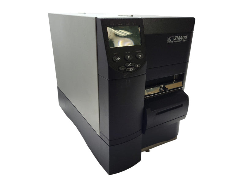 Zebra ZM400 Thermal Transfer Label Printer LAN USB Serial Parallel READ $