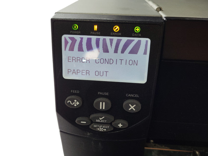 Zebra ZM400 Thermal Transfer Label Printer LAN USB Serial Parallel READ $