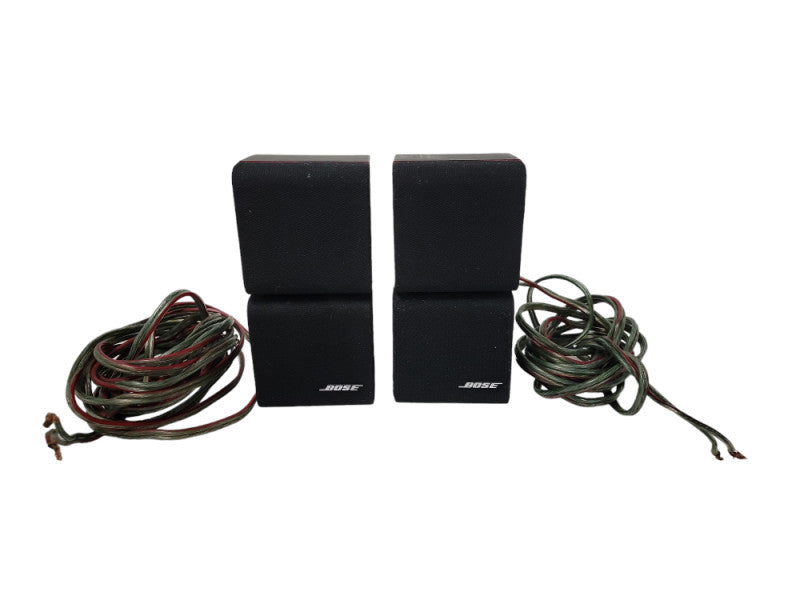 Pair of Bose Red Line Double Cube Satellite Lifestyle / Acoustimass Speakers