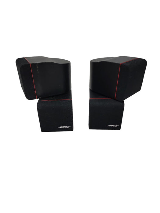 Pair of Bose Red Line Double Cube Satellite Lifestyle / Acoustimass Speakers