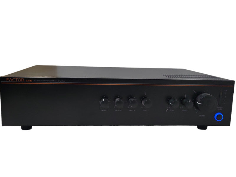 Factor X-530 30Watt Commercial Mixer Amplifier, READ _