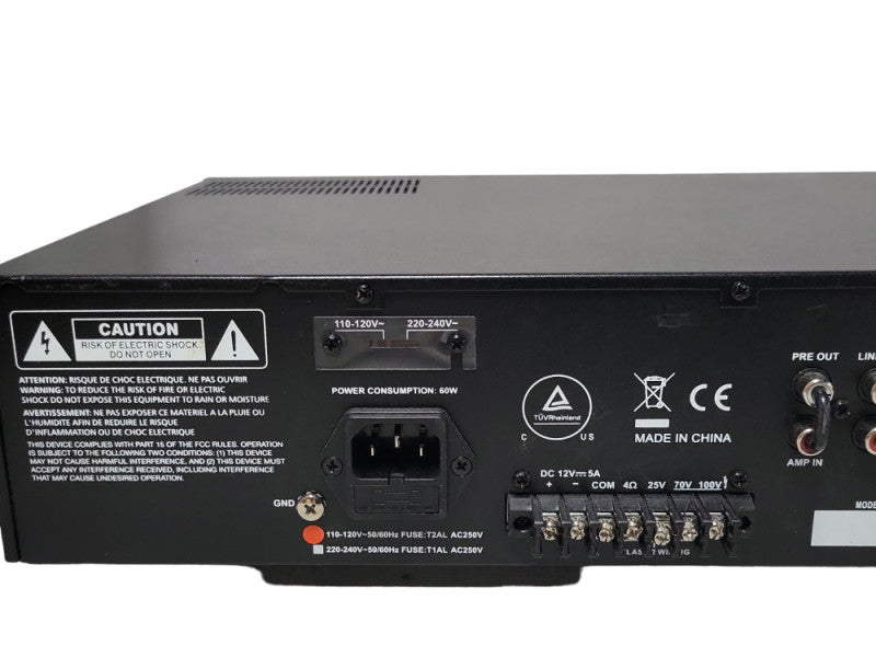 Factor X-530 30Watt Commercial Mixer Amplifier, READ _