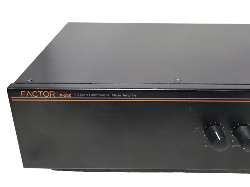 Factor X-530 30Watt Commercial Mixer Amplifier, READ _