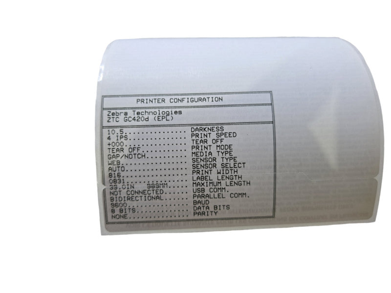 Zebra GC420d Direct Thermal USB Label Printer | Tested | GC420-200510-000