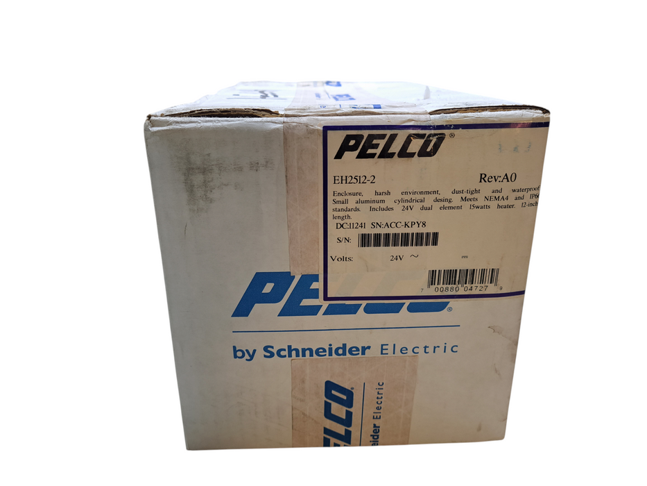 Pelco EH2512-2 12” 24V Outside Enclosure For Surveillance Camera