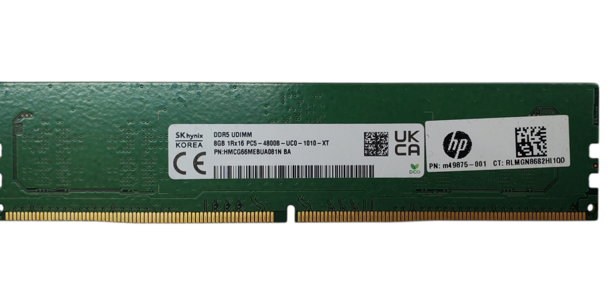 SK Hynix 8GB 1Rx16 PC5-4800B-UC0-1010-XT DDR5 Desktop RAM