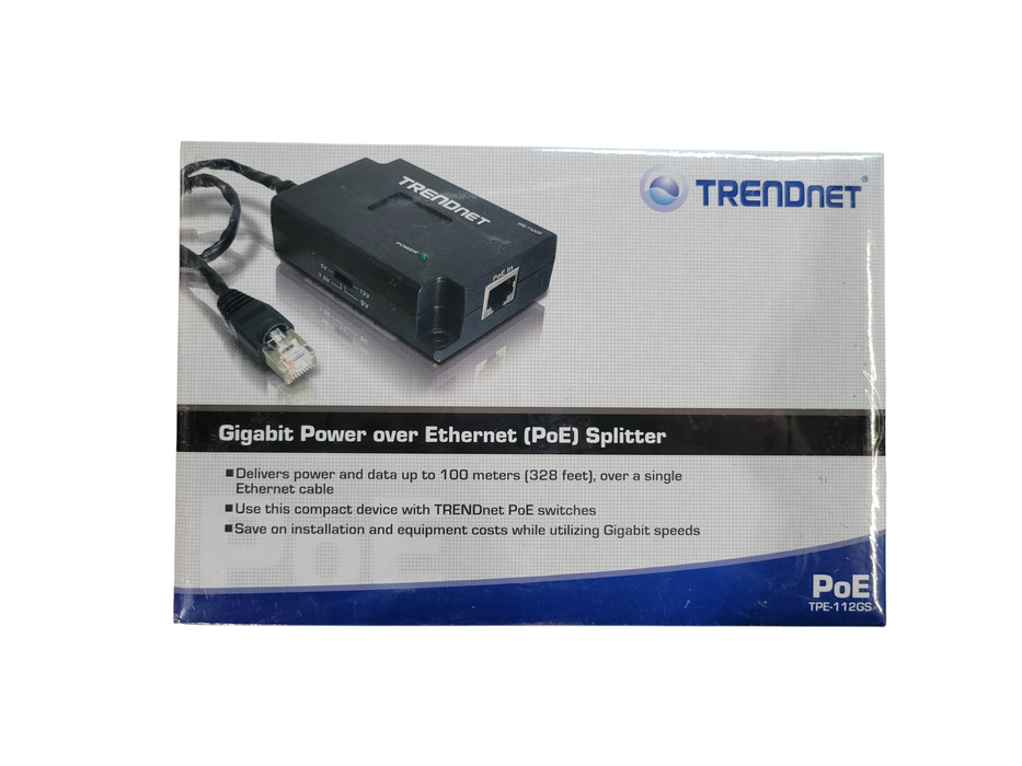 TRENDNET TPE-112GS - Gigabit Power over Ethernet (PoE) Splitter