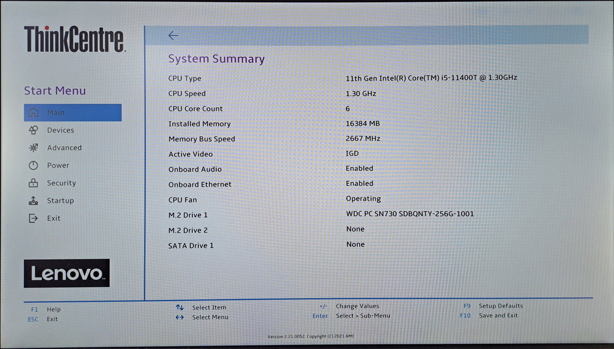 Lenovo ThinkCentre M70q Gen 2 | Intel Core i5-11400T, 16GB DDR4, 256GB NVMe