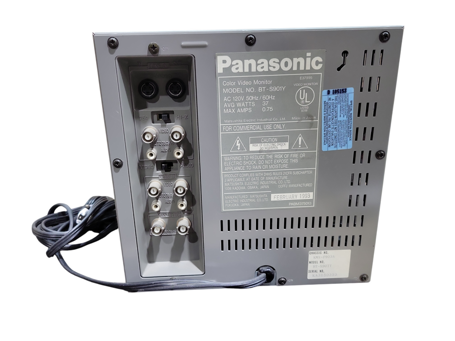 PANASONIC BT-S901Y color video Monitor