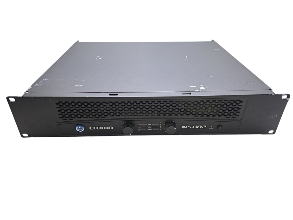 Crown XLS 802 Professional 1,000 Watt Rack Mount Power Amplifier *READ*