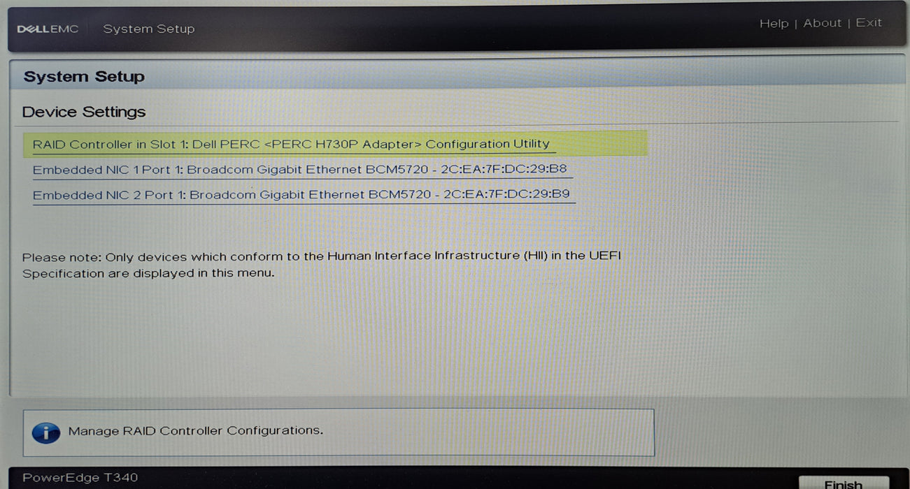 Dell PowerEdge T340 8x 3.5" | Xeon E-2236 @3.40GHz, 16GB DDR4, H730P