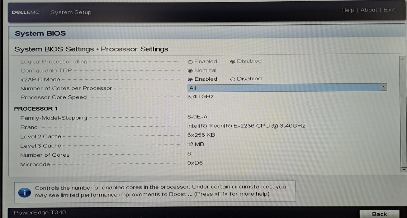 Dell PowerEdge T340 8x 3.5" | Xeon E-2236 @3.40GHz, 16GB DDR4, H730P