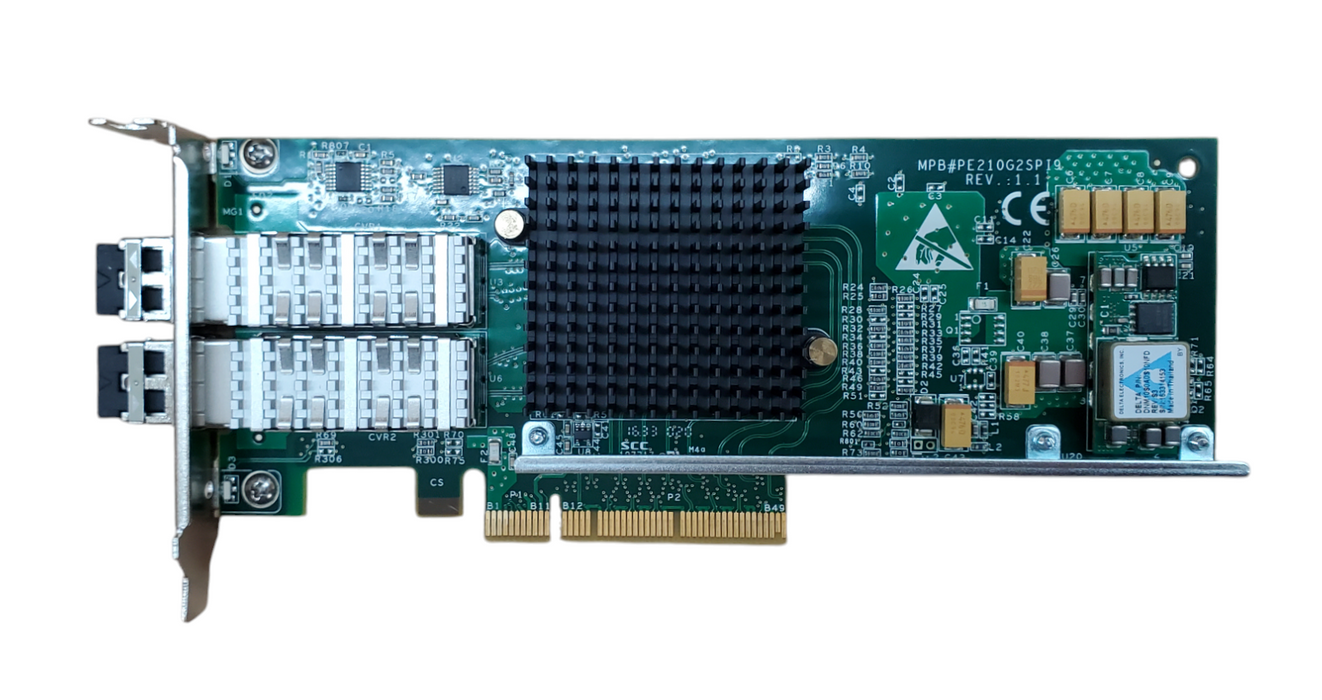 Silicom PE210G2SPI9-SR 2-Port 10 Gigabit PCIe Ethernet Adapter