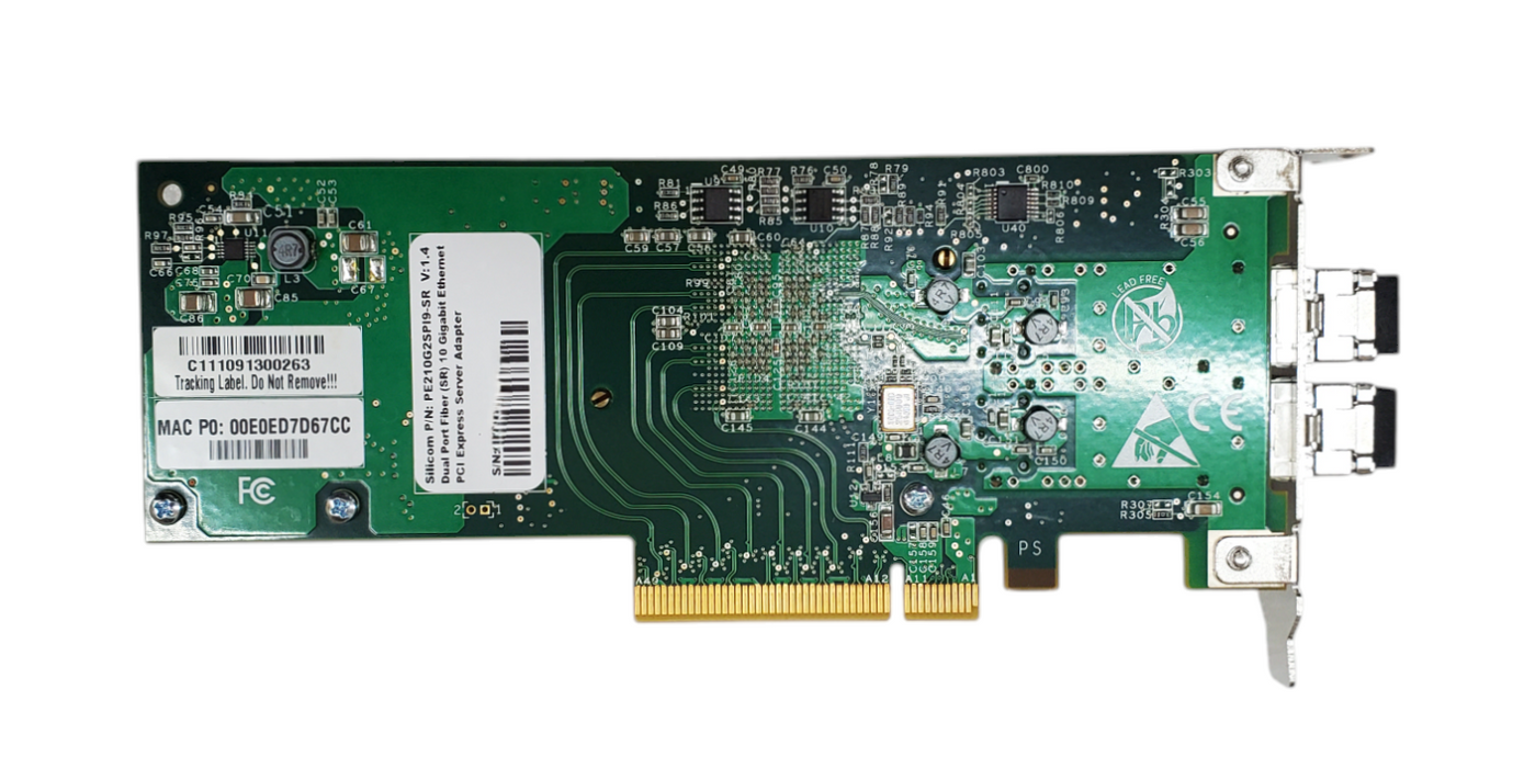 Silicom PE210G2SPI9-SR 2-Port 10 Gigabit PCIe Ethernet Adapter