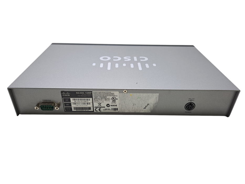 Cisco SG300-10MP | 10-Port Gigabit PoE Managed Switch