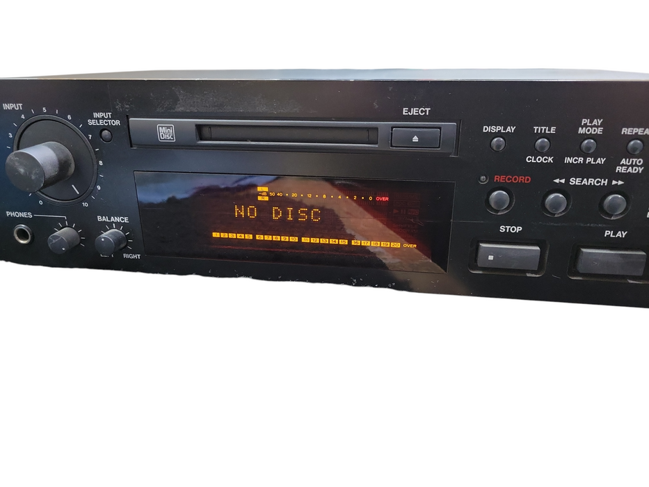 Tascam MD-501 MiniDisc Player & Recorder READ