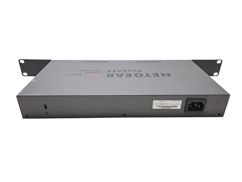 Netgear JGS524PE V1 ProSAFE Plus 24-Port Gigabit Switch with 12 PoE Ports