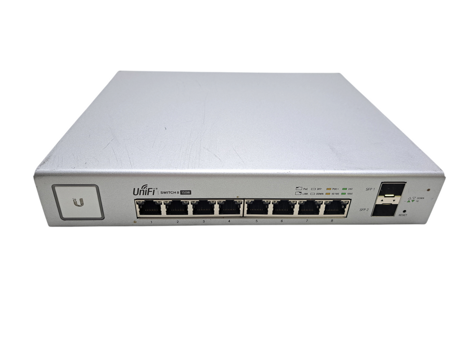 Ubiquiti UniFi US-8-150W 8-Port Gigabit PoE Managed Switch