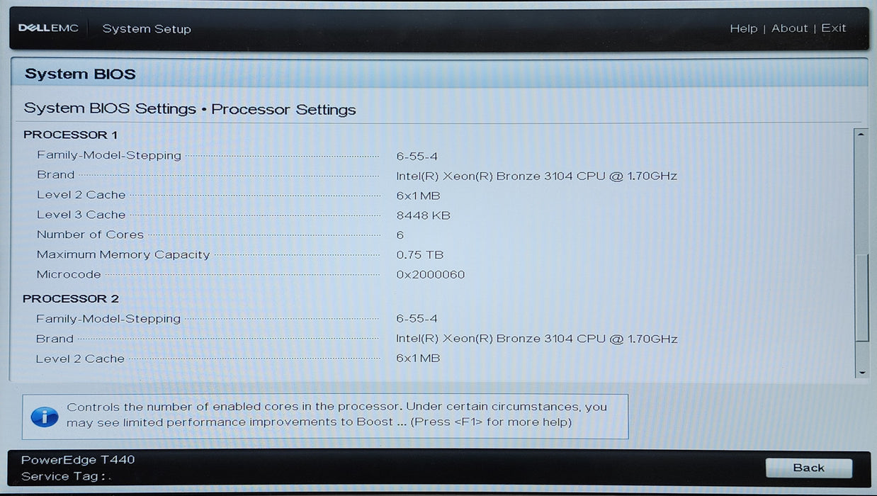 Dell PE T440, 2x Xeon Bronze 3104, 32GB DDR4, PERC H730P, 4x 2TB SAS, 2x495W PSU