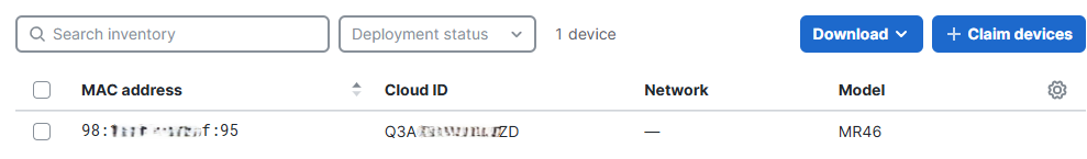 Cisco Meraki MR46 MR46-HW Access Point UNCLAIMED