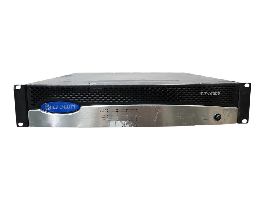 Crown CTS 4200 4-Channel Rack Mount Power Amplifier, READ