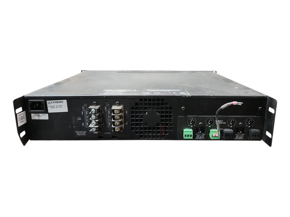 Crown CTS 4200 4-Channel Rack Mount Power Amplifier, READ