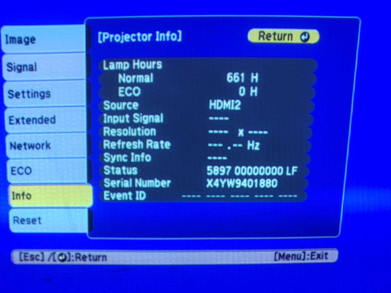 Epson PowerLite 107(H859A)Bundle 3500 Lumens Digital HDMedia Player 661 Hour $