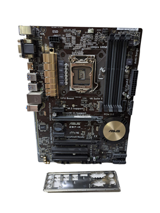 ASUS Z97-K Motherboard | Intel Z97 R2.0 LGA 1150 DDR3 ATX HDMI USB3.0