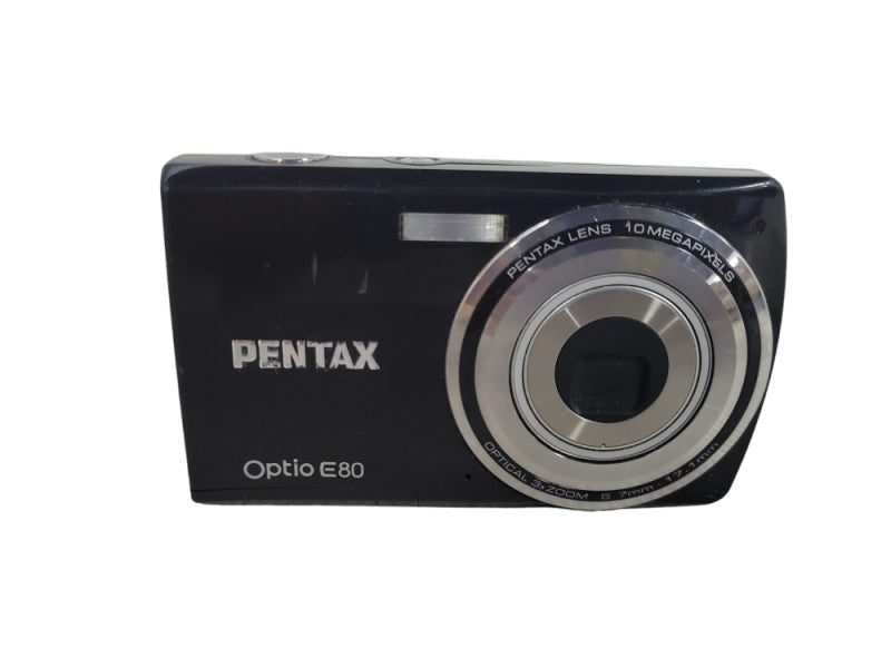 PENTAX Pentax Optio E80 10.0 MP Digital Camera - Black !