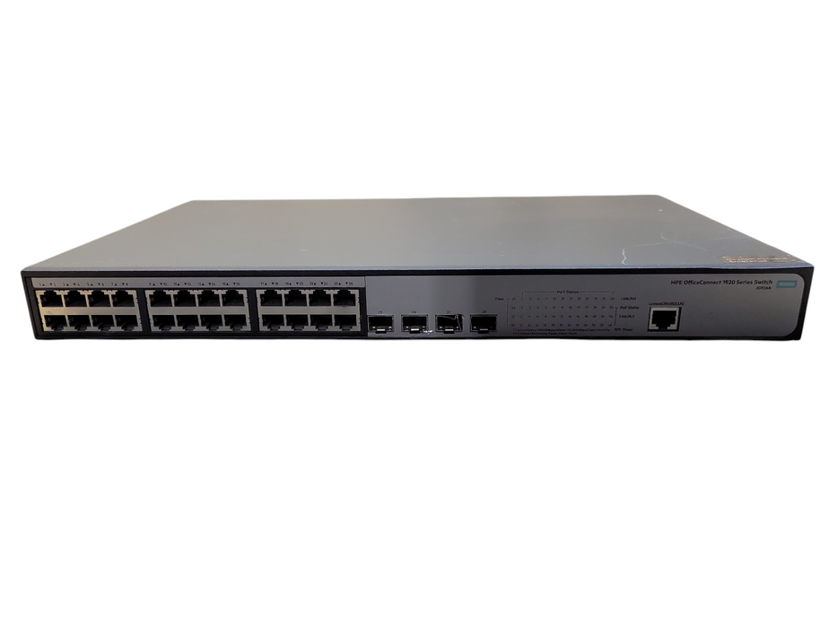 HPE JG926A OfficeConnect 1920 Series PoE+ 24-Port 4-SFP Managed Network Switch