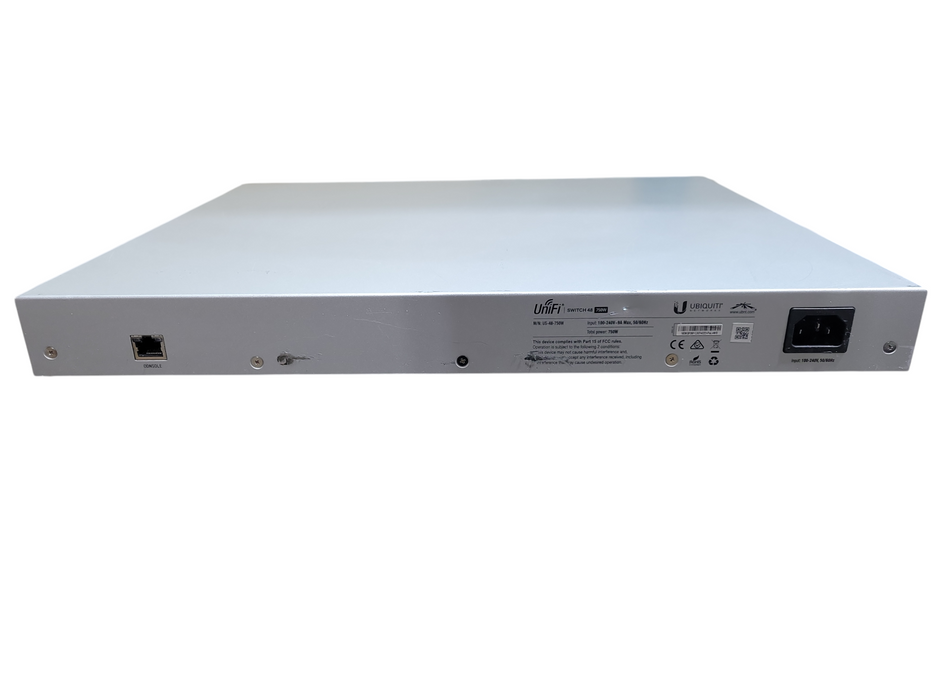 Ubiquiti UniFi Switch 48 Port US-48-750W Managed PoE+ Gigabit Switch