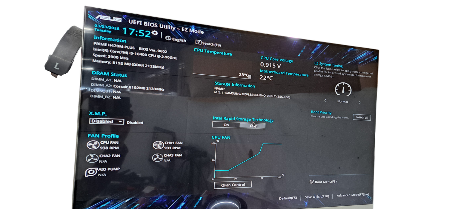 Custom PC i5-10400 CPU|8GB DDR4|256GB NVME|PRIME H470M-PLUS