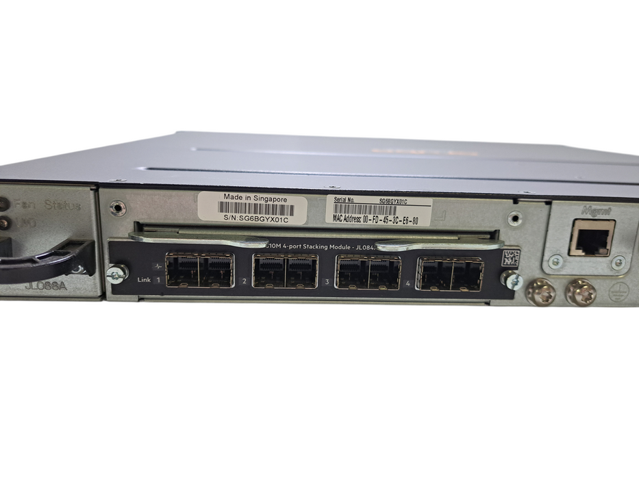 Aruba 3810M JL074A 48-Port Gigabit PoE+ Switch w/ JL084A Stacking Module