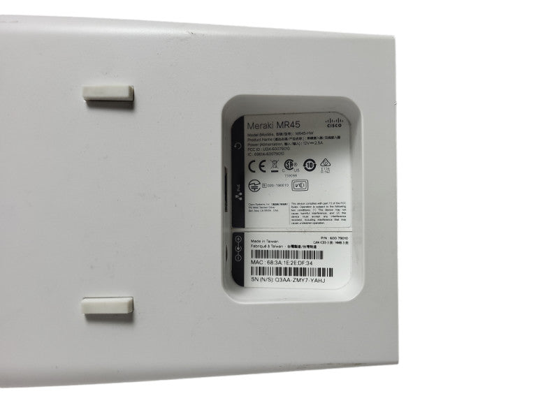 Cisco Meraki MR45 Cloud-Managed Access Point Claimed $