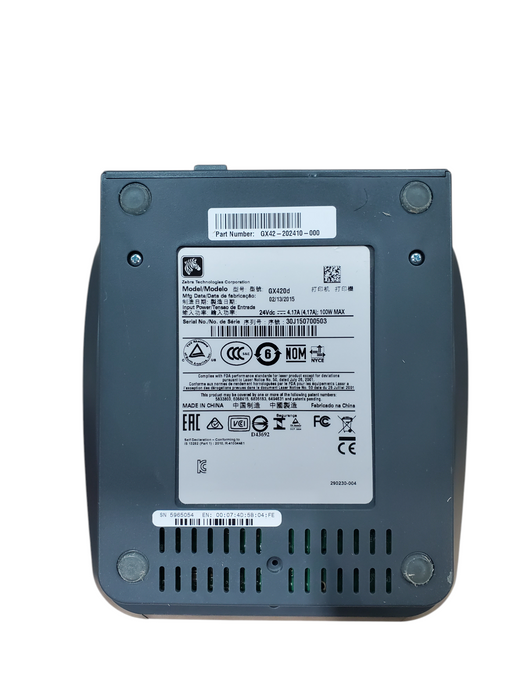 Zebra GX420d Thermal Label Printer - GX42-202410-000