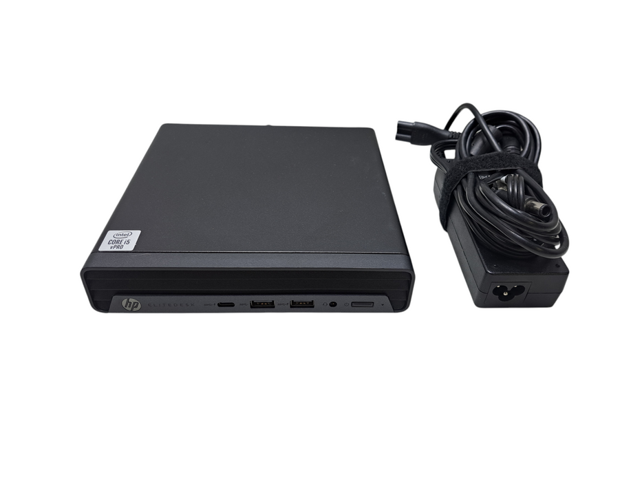 HP EliteDesk 800 G6 Mini PC | Intel Core i5-10500T, 8GB DDR4, 256GB NVMe, Wi-Fi